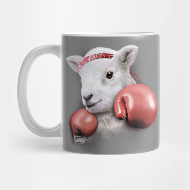 BOXING LAMB by ADAMLAWLESS